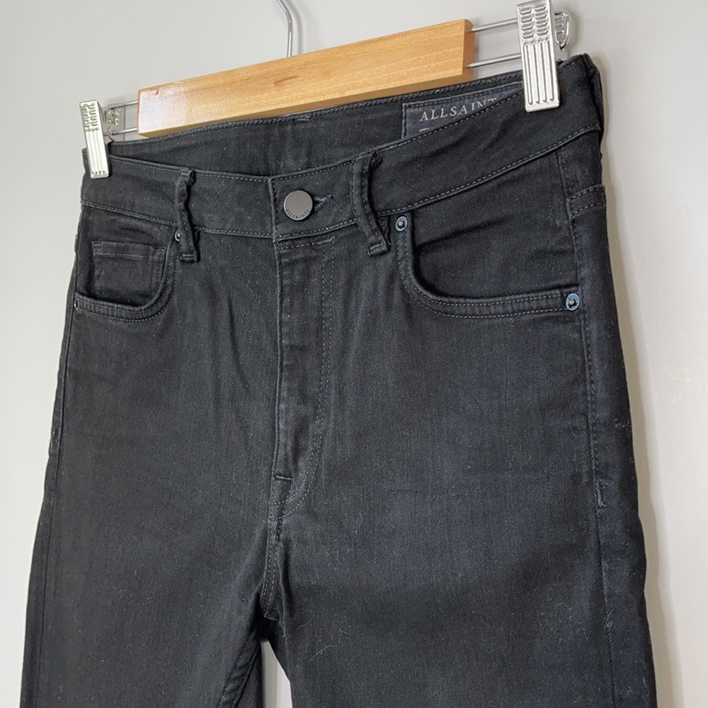 All Saints Stilt Black Jeans - Size 28